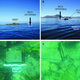 (A) View of the K’akaya reef and position of the offering, (B) location with respect to K’akaya Island, (C-D) theoffering as it was found on the lake bottom.